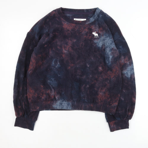 Abercrombie Boys Multicoloured Sweatshirt, 9-10 Years, Tie-Dye Pullover
