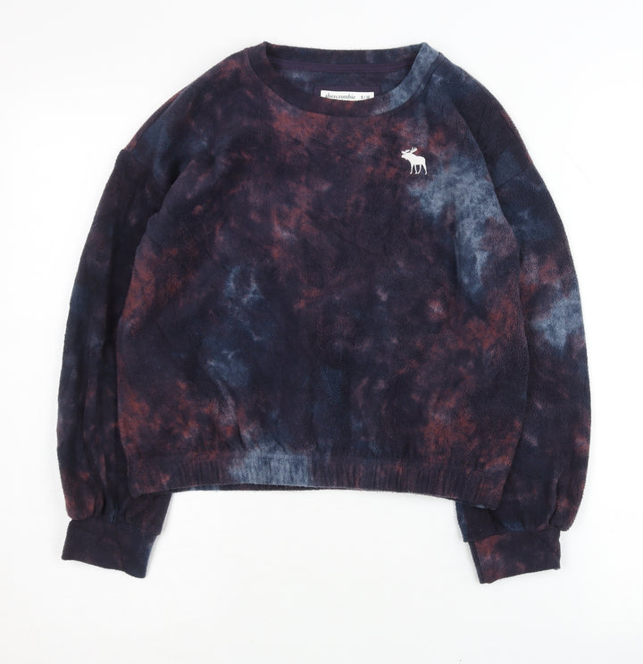 Abercrombie Boys Multicoloured Sweatshirt, 9-10 Years, Tie-Dye Pullover