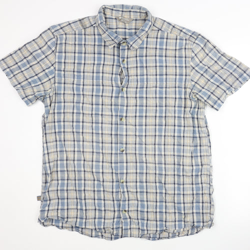 Mountain Warehouse Men's Blue Plaid Shirt XL