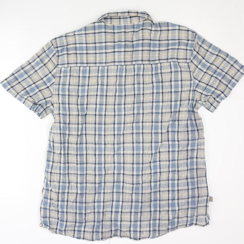 Mountain Warehouse Men's Blue Plaid Shirt XL