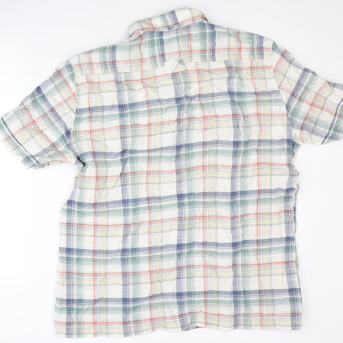 Marks and Spencer Men's XL Multicoloured Plaid Shirt