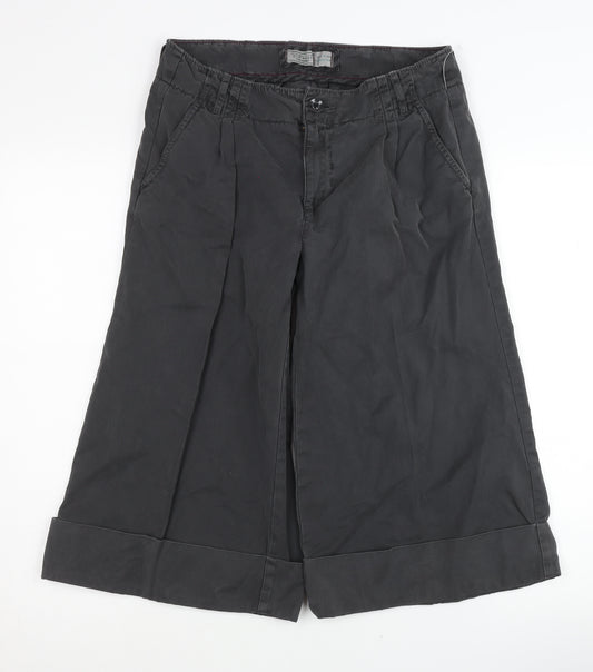 Old Navy Girls Black Cropped Trousers, Size 4 Years