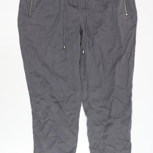 Mint Velvet Women's Grey Joggers, Size 14, Casual Wear