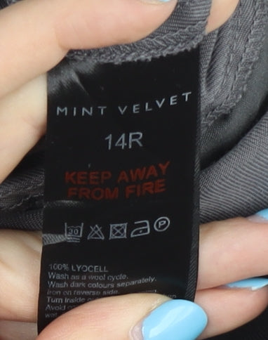 Mint Velvet Women's Grey Joggers, Size 14, Casual Wear