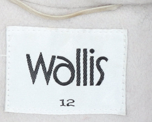 Wallis Women's Beige Mid-Length Coat Size 12