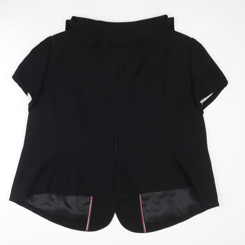 Next Women's Black Plus Size Suit Jacket - Lined, Shawl Lapel
