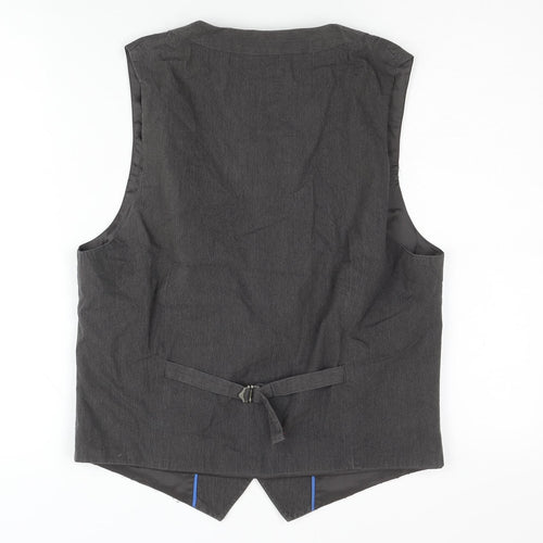 Red Herring Men's Grey Waistcoat M Classic Formal