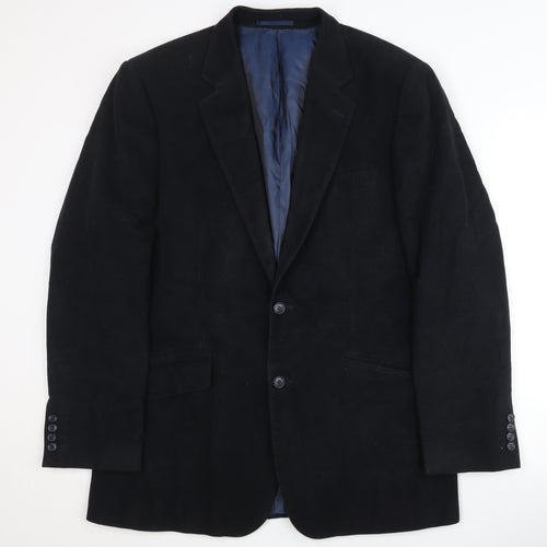 John Lewis Men's Black Blazer 42 Regular Jacket