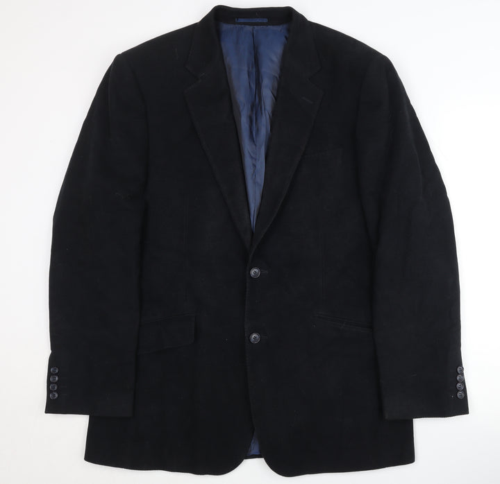 John Lewis Men's Black Blazer 42 Regular Jacket