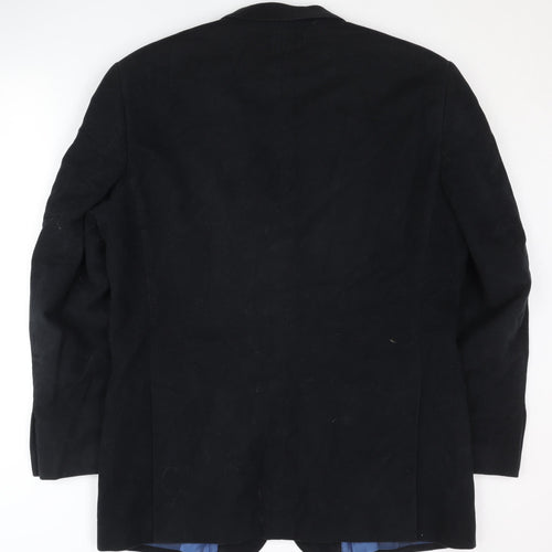 John Lewis Men's Black Blazer 42 Regular Jacket