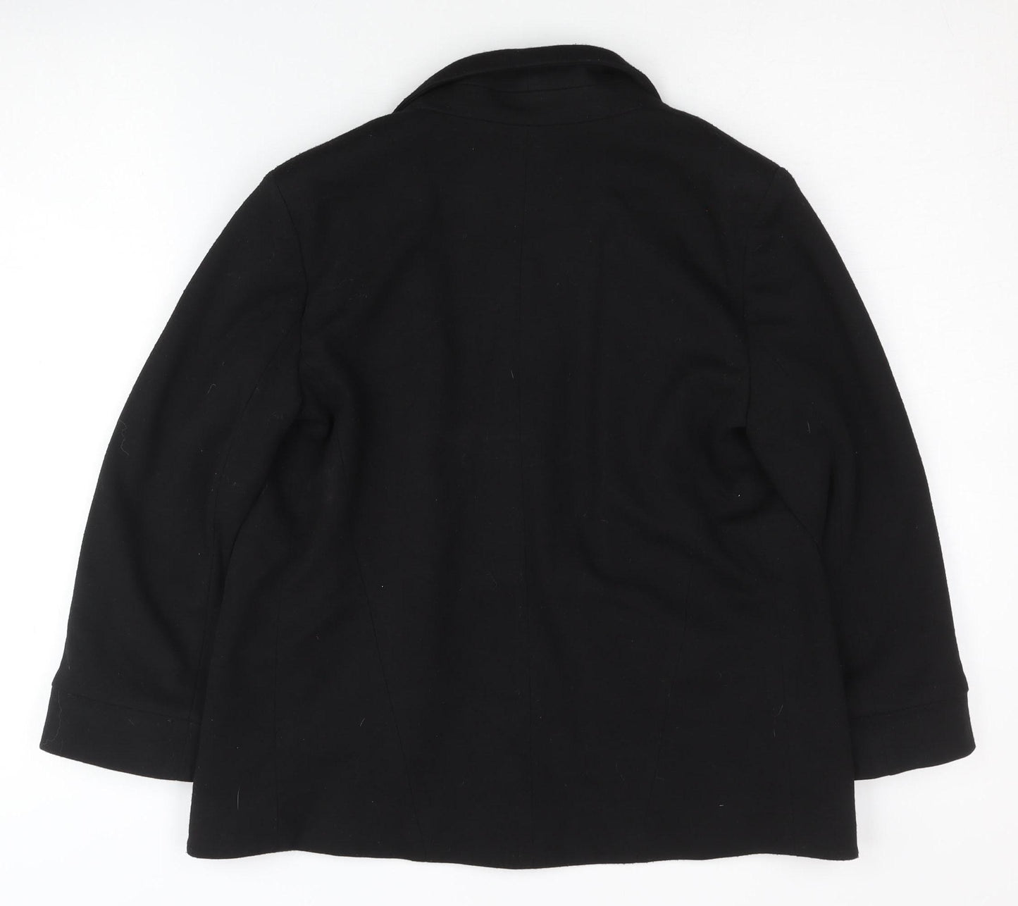 Topshop Women’s Petite Black Blazer, Size 8, Lined, Excellent