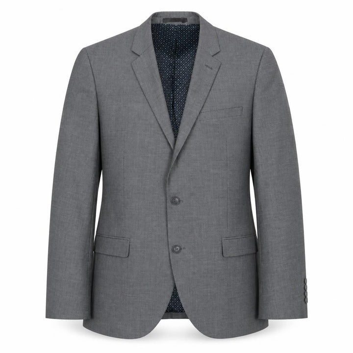 Front view of Next Men's Grey Blazer, 40R, Business Formal Wear