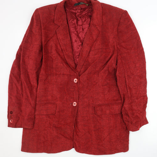 Marks and Spencer Women's Red Blazer Size 14