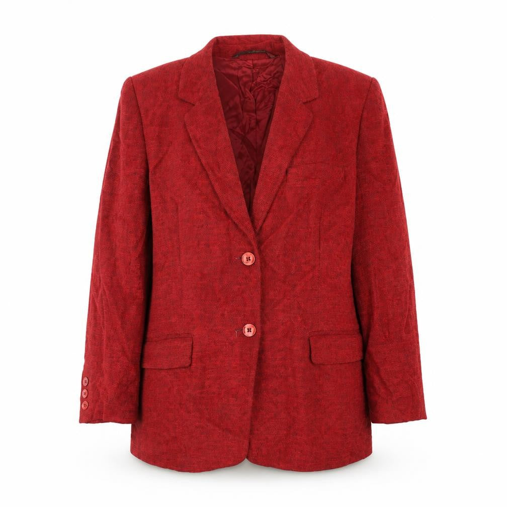 Front view of Marks & Spencer Women's Red Blazer, size 14