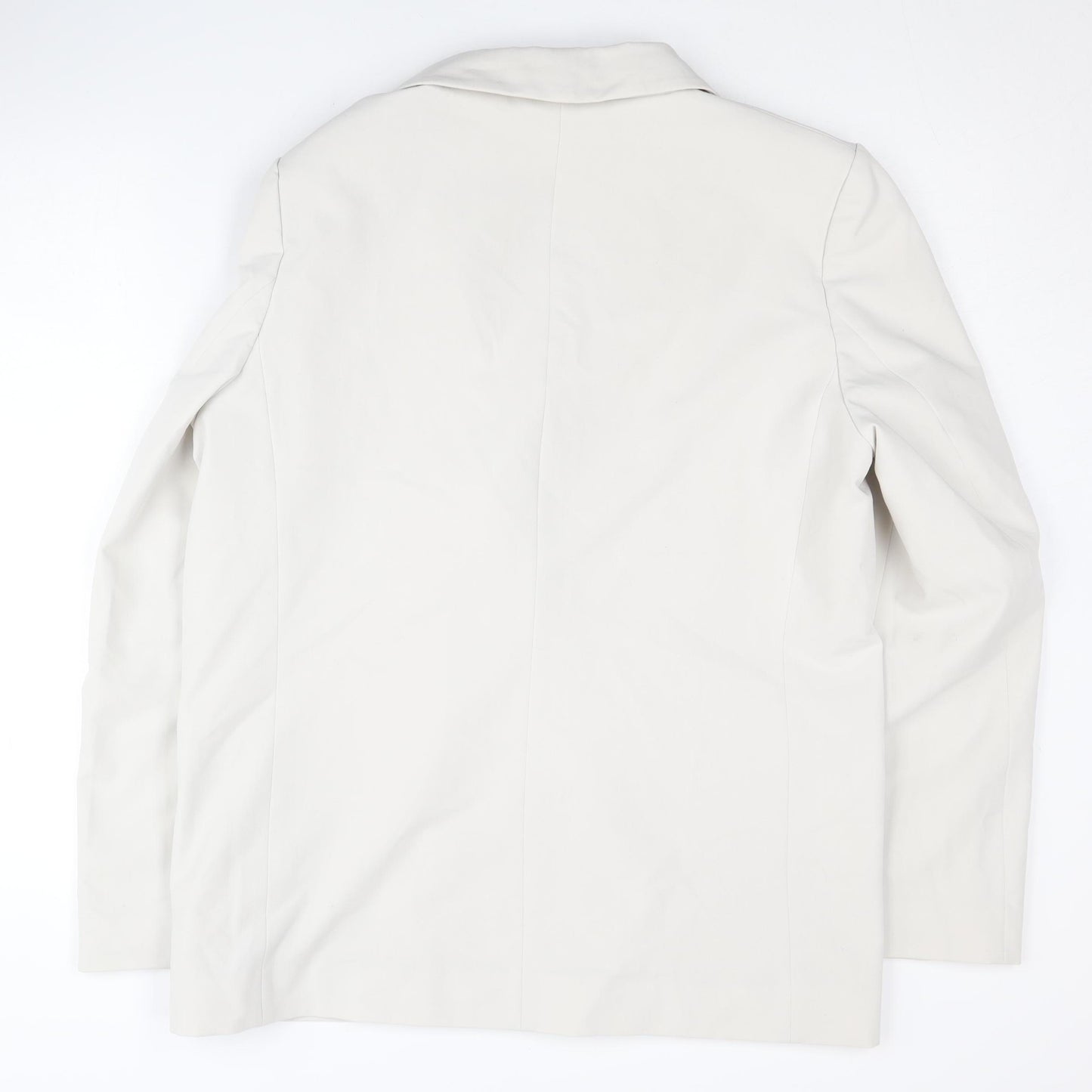 H&M Women's White Blazer, Size 14, Regular Fit