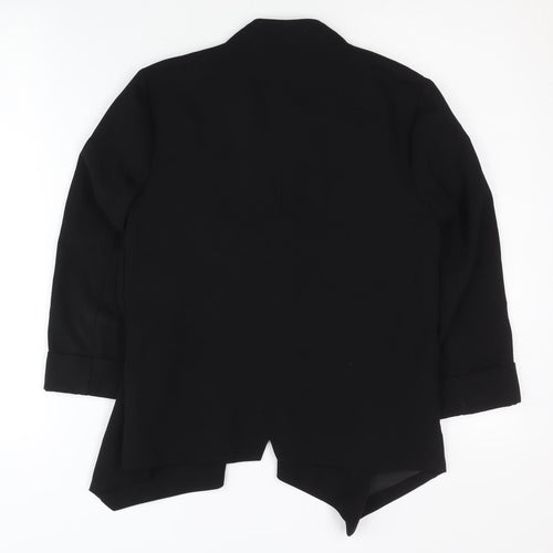 Warehouse Women's Black Blazer UK 8 Regular Fit