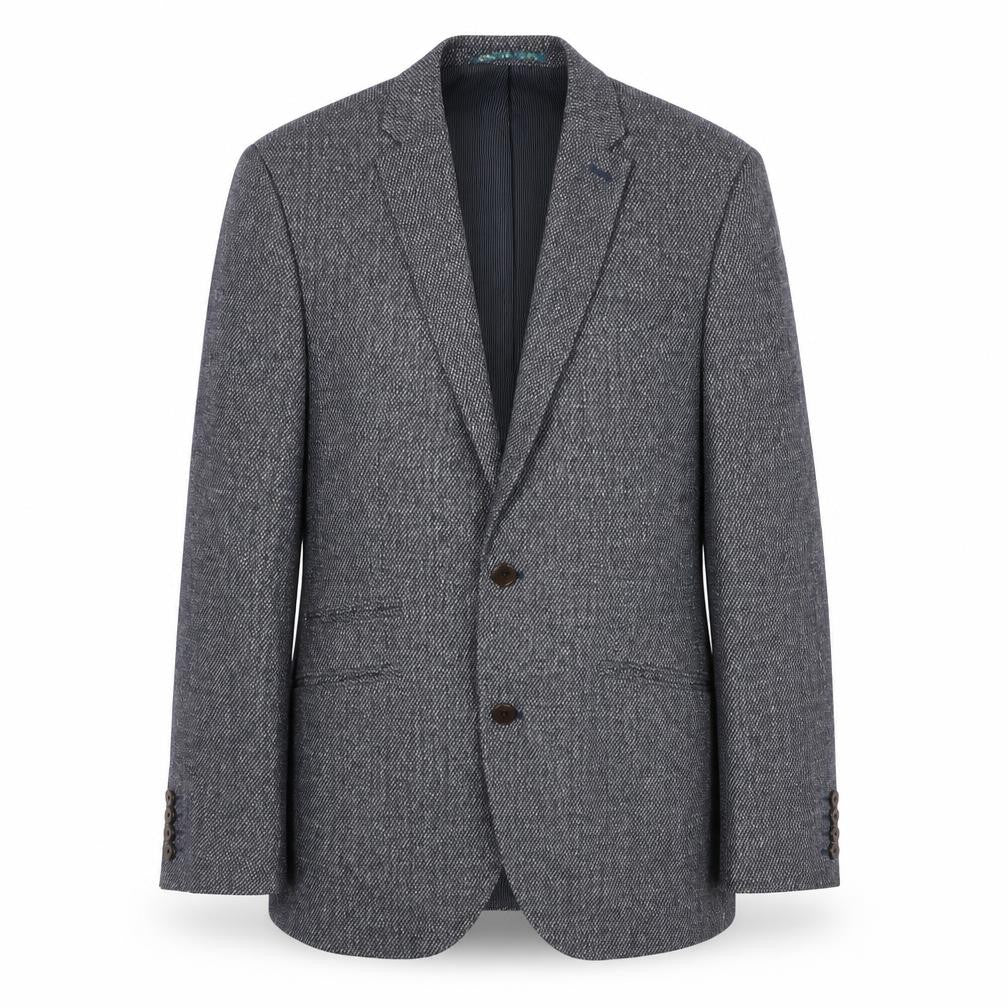 Front view of Next Men's Grey Blazer 38 Regular Single-Breasted