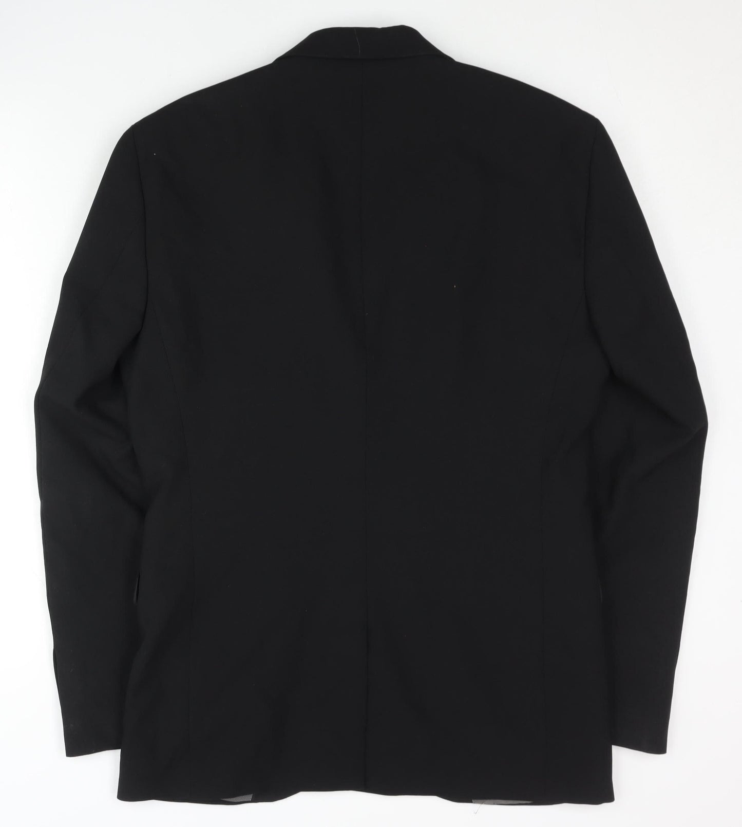 Next Men's Black Regular Fit Blazer, Size 36