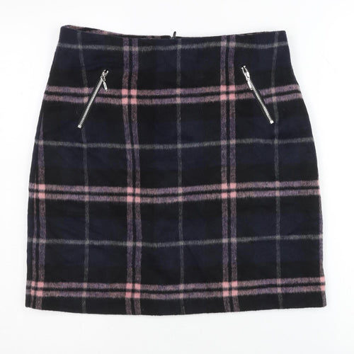 Roman Women's Multicoloured Plaid Pencil Skirt Size 10