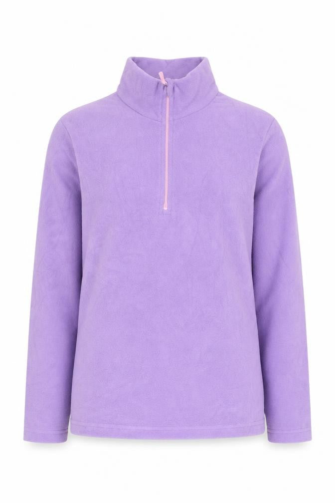 Mountain Warehouse Girls Purple Fleece Pullover Sweatshirt 11-12 Years