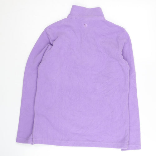 Mountain Warehouse Girls Purple Fleece Pullover Sweatshirt 11-12 Years