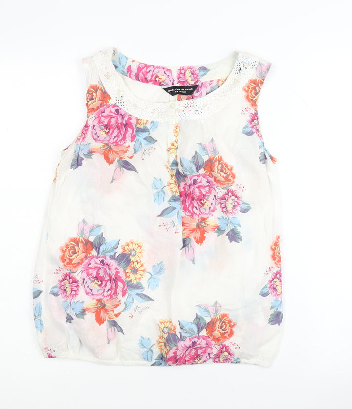 Dorothy Perkins Floral Blouse, Multicoloured, Size 8