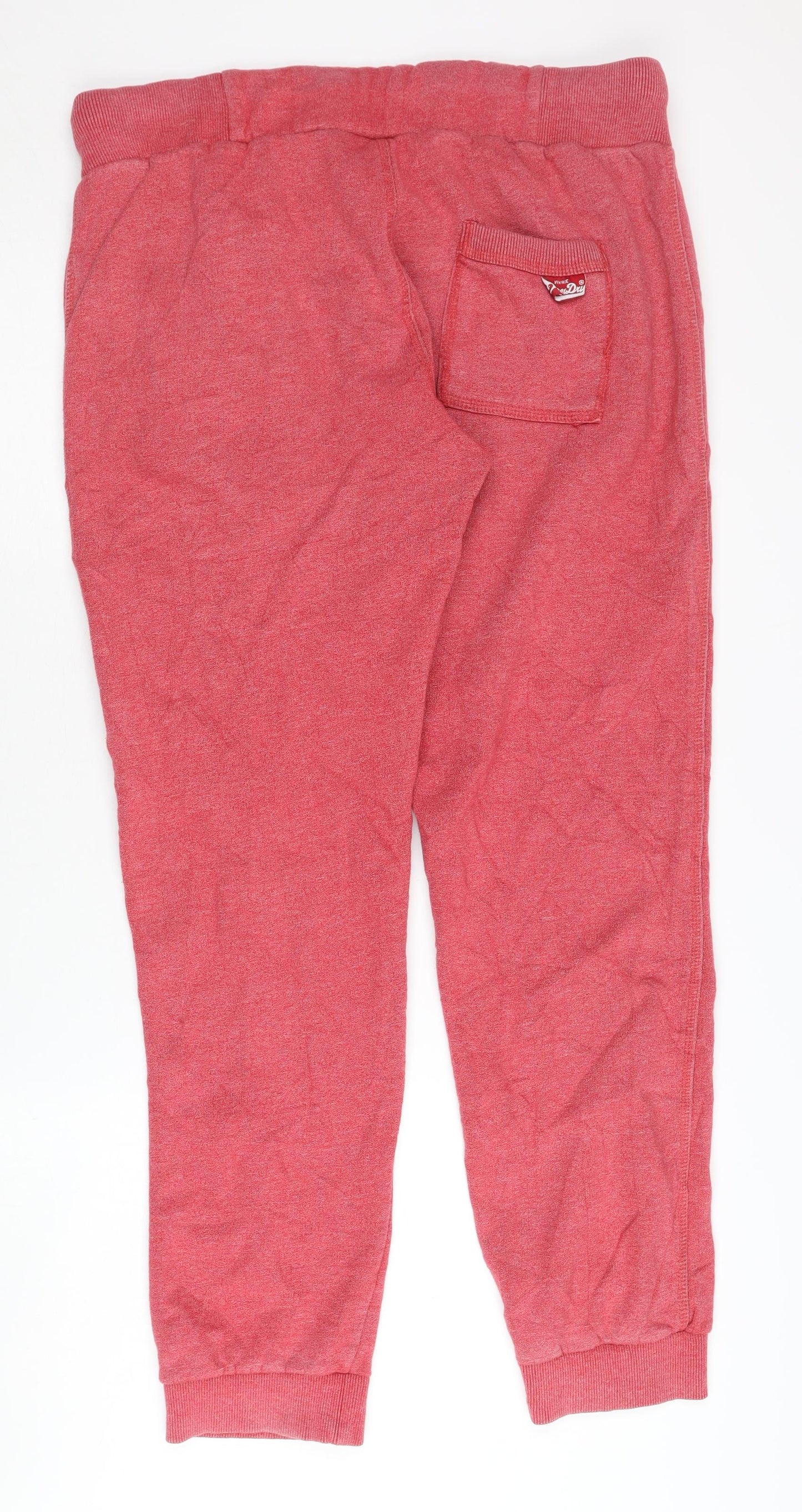 Superdry Men's Red Jogger Trousers L