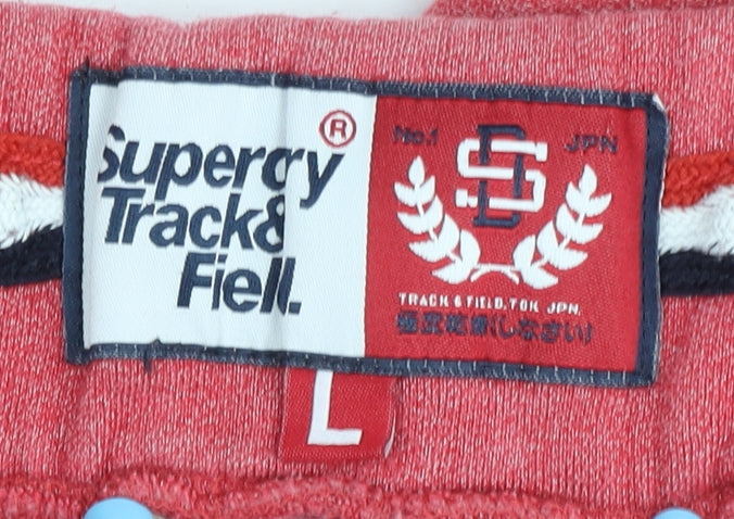 Superdry Men's Red Jogger Trousers L