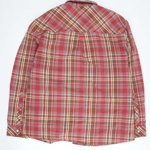 Rohan Men's XL Red Plaid Button-Up Shirt