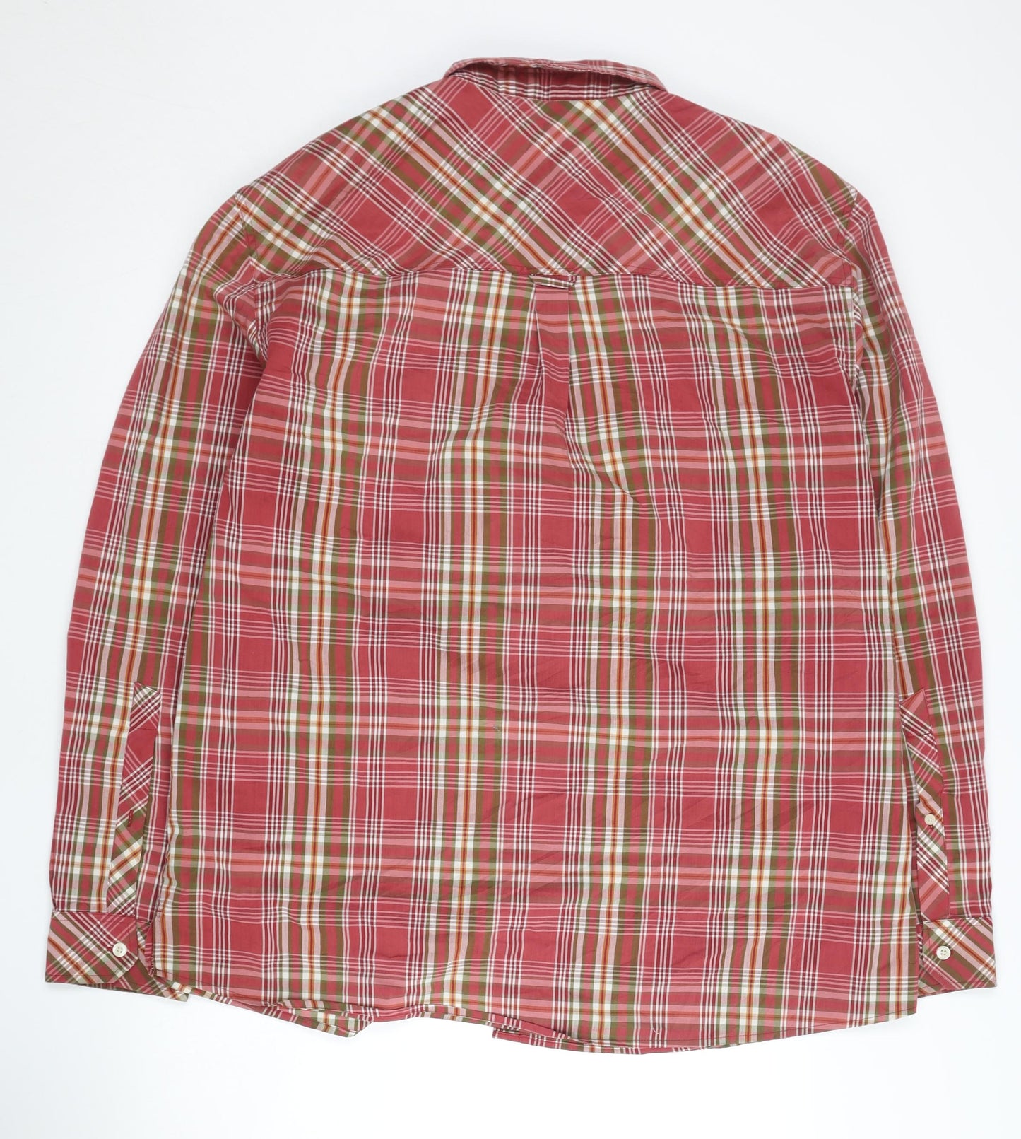 Rohan Men's XL Red Plaid Button-Up Shirt