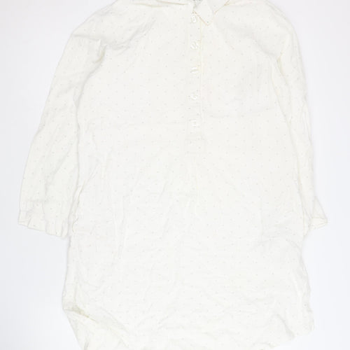 The White Company Women's White S Shirt Dress