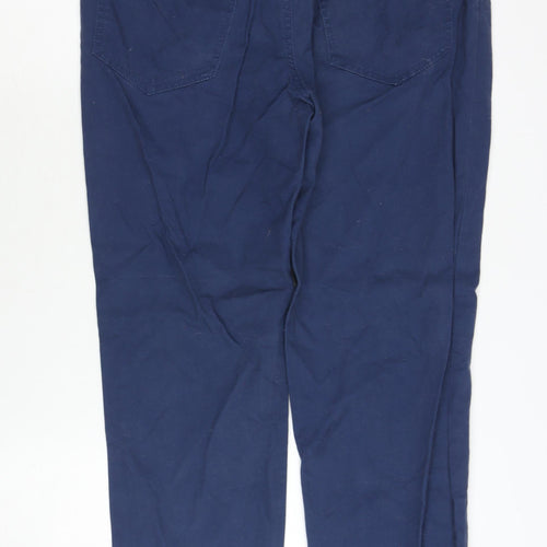 Soviet Men's Blue Chino Trousers Size 32