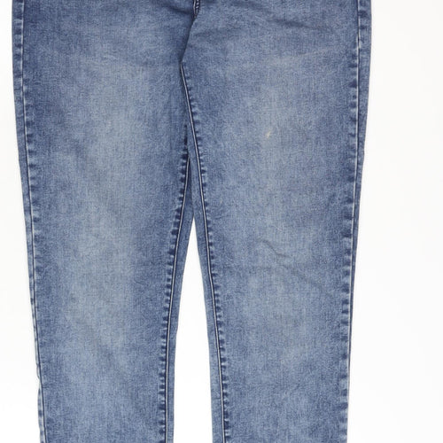 Denim Co. Women's Blue Skinny Jeans Size 14