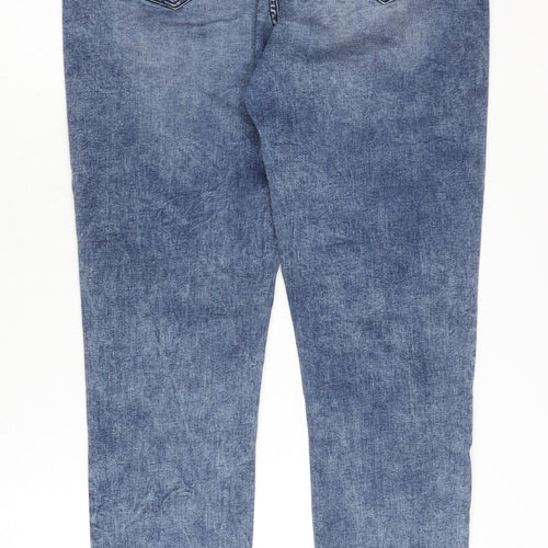 Denim Co. Women's Blue Skinny Jeans Size 14