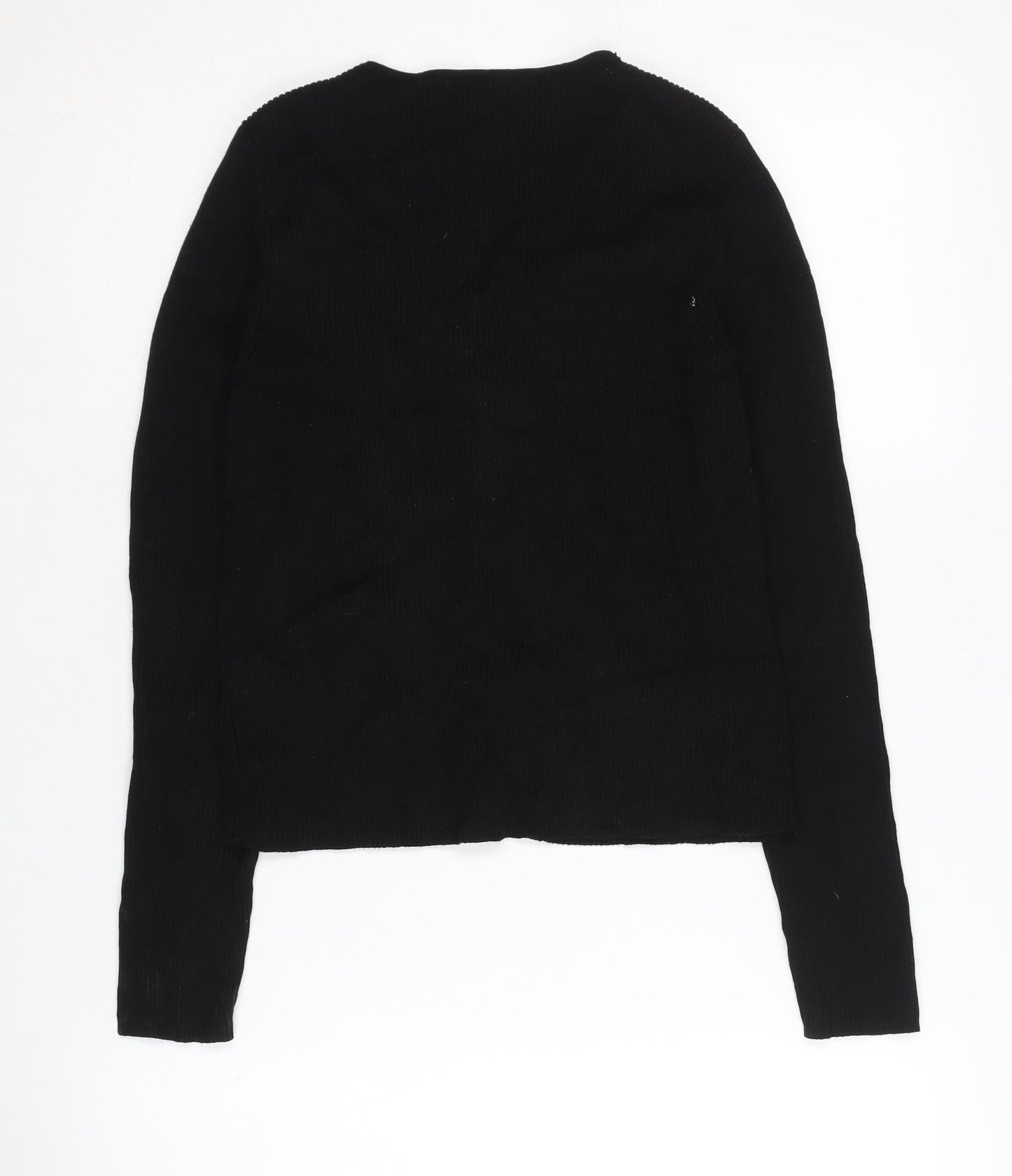 Primark Women's Black Cardigan Size M V-Neck Classic