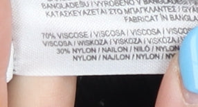 Primark Women's Black Cardigan Size M V-Neck Classic