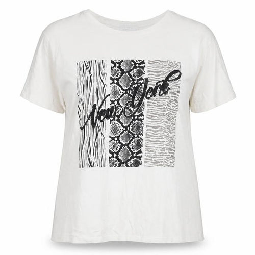 Papaya Women's White Animal Print T-Shirt Size 18