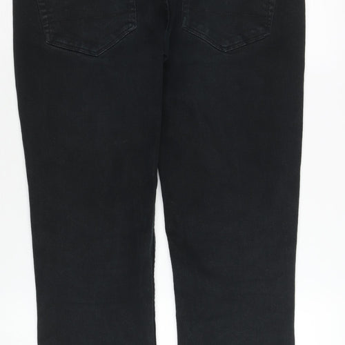 George Women's Black Straight Jeans 34 Regular