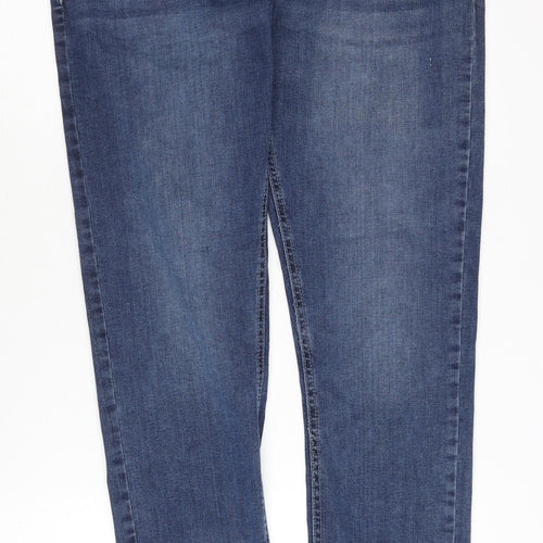 Denim Co Women's Blue Skinny Jeans Size 16