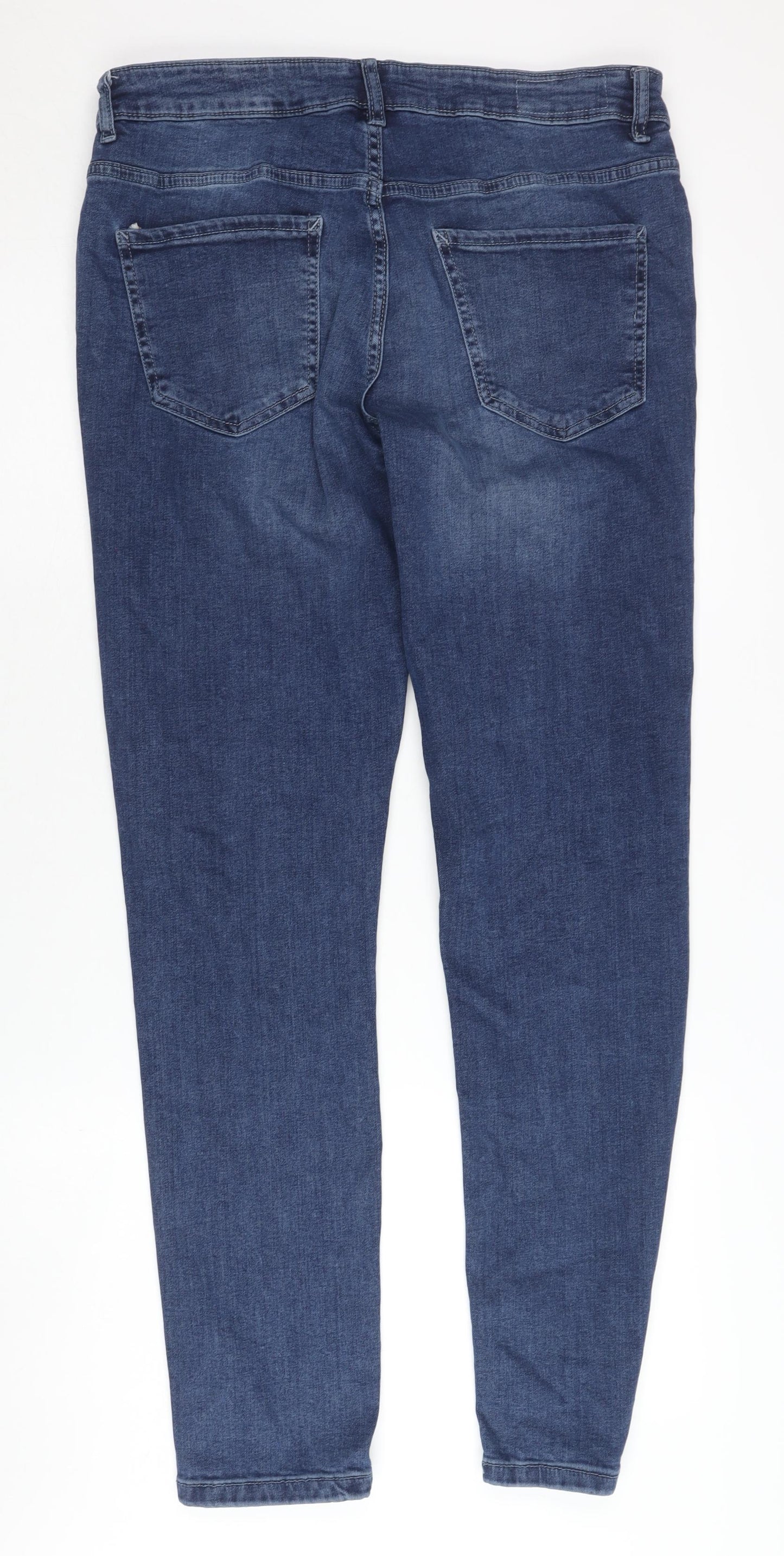 Denim Co Women's Blue Skinny Jeans Size 16