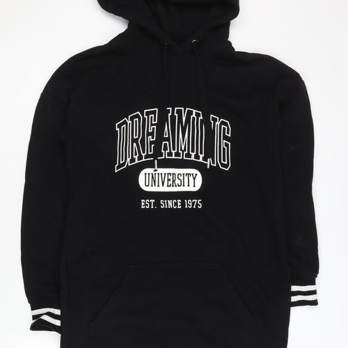 H&M Women's Black Pullover Hoodie Size 6