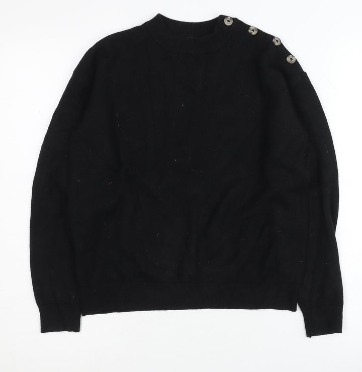 Marks and Spencer Women's Black Pullover Jumper Size S
