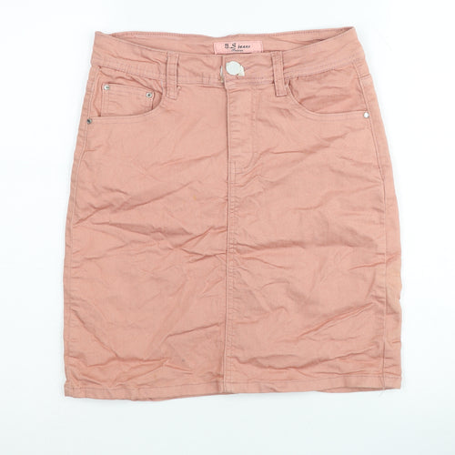 B. S Jeans Women's Pink Pencil Skirt Size 8