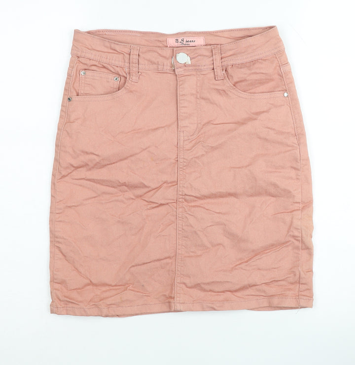 B. S Jeans Women's Pink Pencil Skirt Size 8