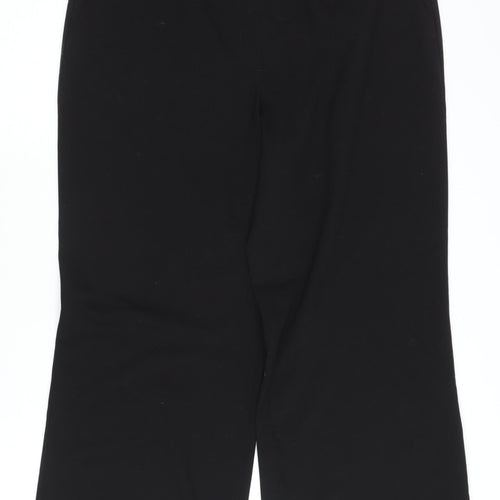 Betty Barclay Women's Black Wide-Leg Trousers Size 16