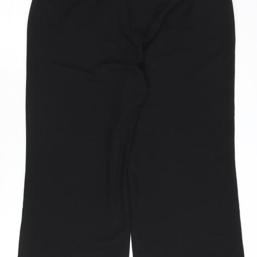 Betty Barclay Women's Black Wide-Leg Trousers Size 16