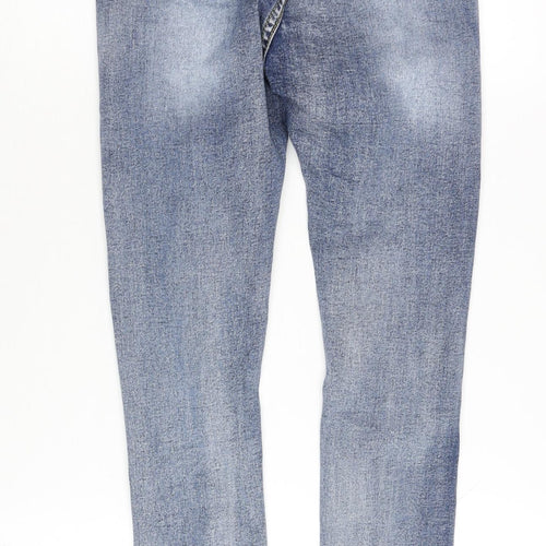 Denim Wise Women's Blue Skinny Distressed Jeans