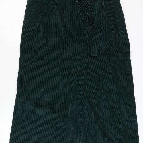 Denim Co Women's Green Corduroy Trousers Size 14