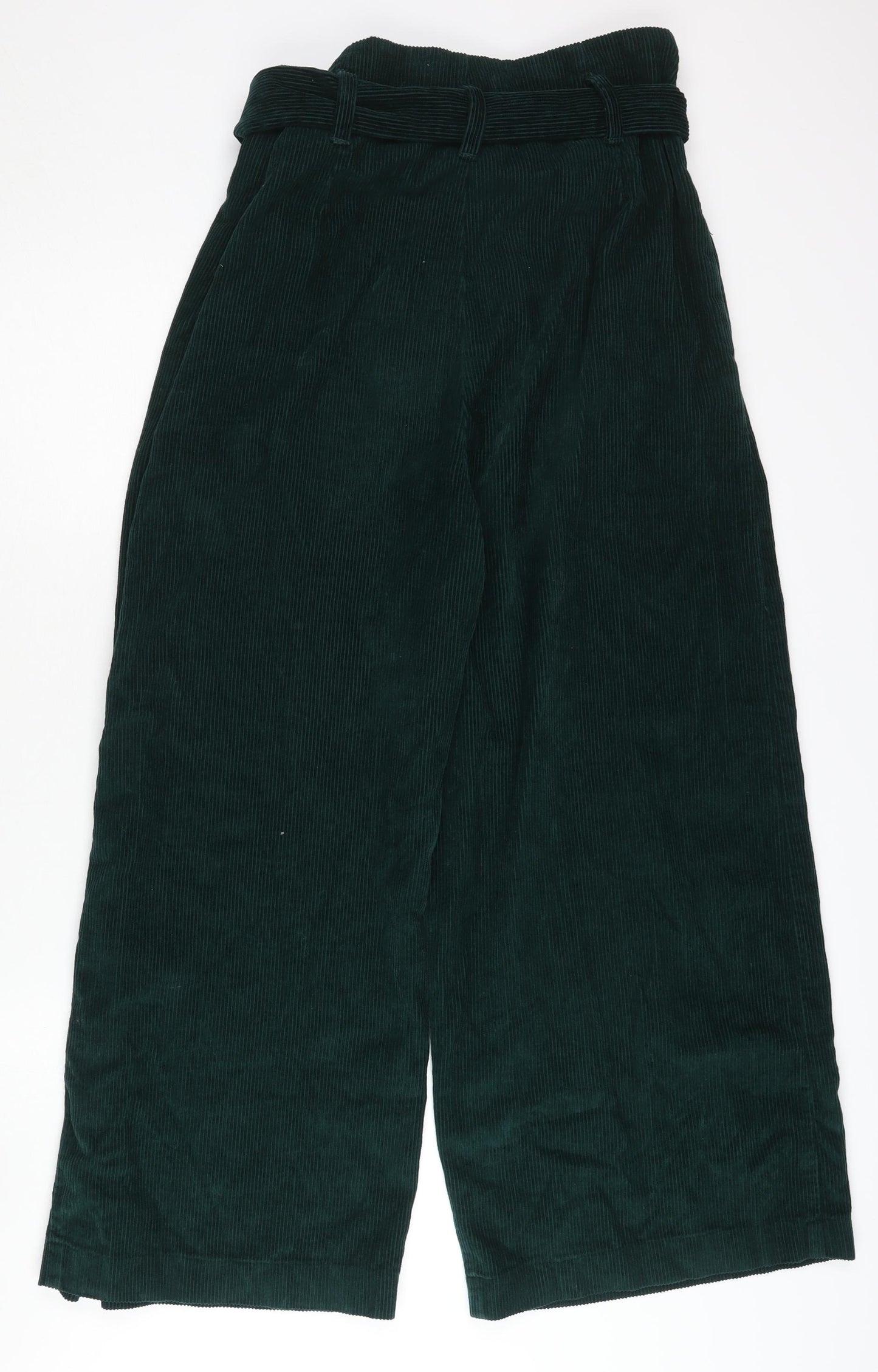 Denim Co Women's Green Corduroy Trousers Size 14