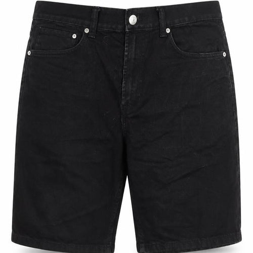 H&M Men's Black Denim Shorts, Size 34, Regular Fit